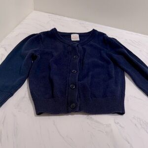 Hannah Anderson navy blue girls cardigan sweater in size 4. Very good condition.